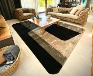 Modern design custom area rug