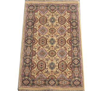 hand knotted wool rug persian design