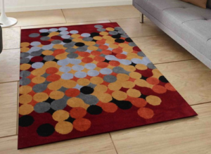 hand tufted wool area rugs in contemporary design 