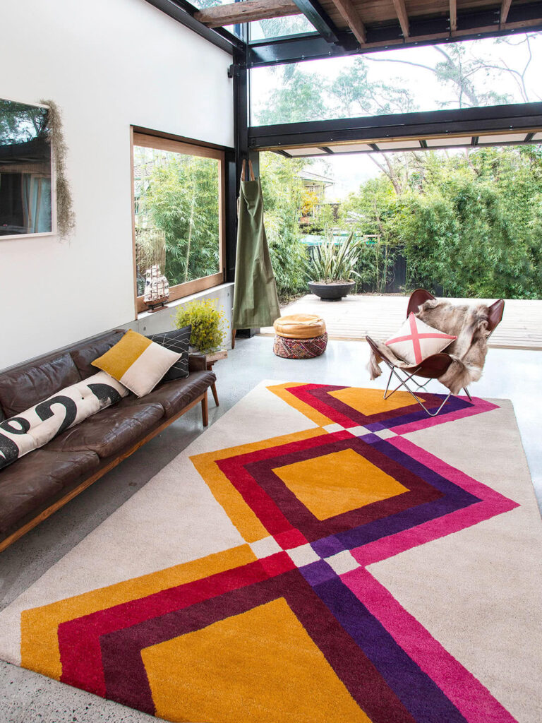 Posh Rug Designs Contemporary Rugs : Luxurious Apartments’ Interior Design Ideas